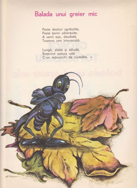 Balada Unui Greier Mic George Topirceanu 1984 Piqtale Www Piqtale Com